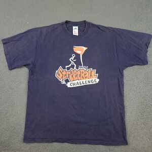 Vintage Adidas 2002 Streetball Challenge Shirt Mens Large Blue Basketball 2000s